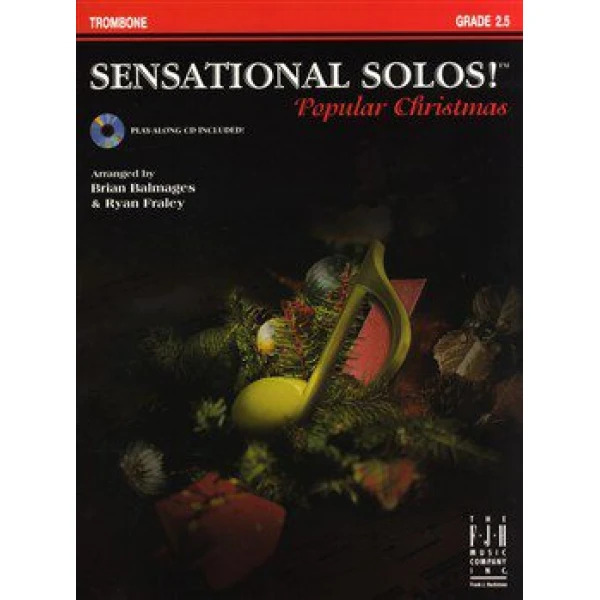 Sesational Solos! Popular Christmas (CD Included) - Trombone