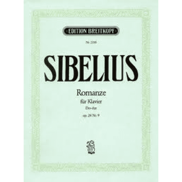 Sibelius - Romanze in D-flat major Op. 24, No. 9 for Piano.