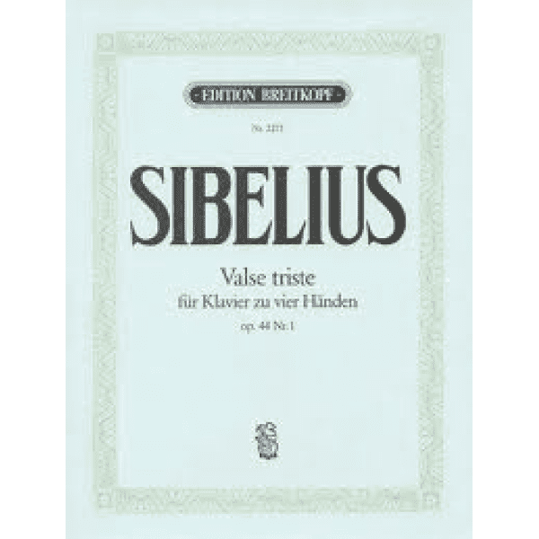 Sibelius - Valse Triste Op. 44 No. 1 for Piano, Four Hands