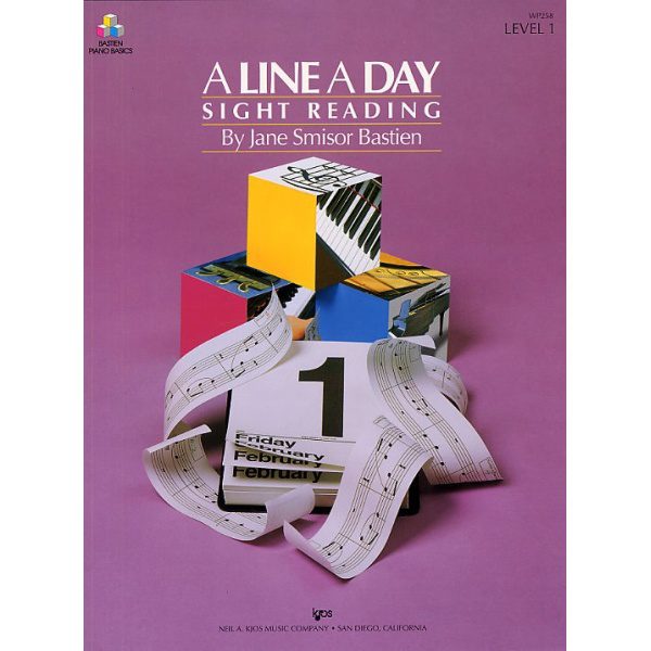 For The 7-11 year Old Beginner) Level 1"A Line Day Sight Reading" W258"
