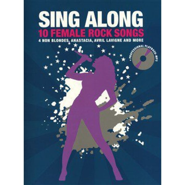 Sing Along: 10 Female Rock Songs - CD Included