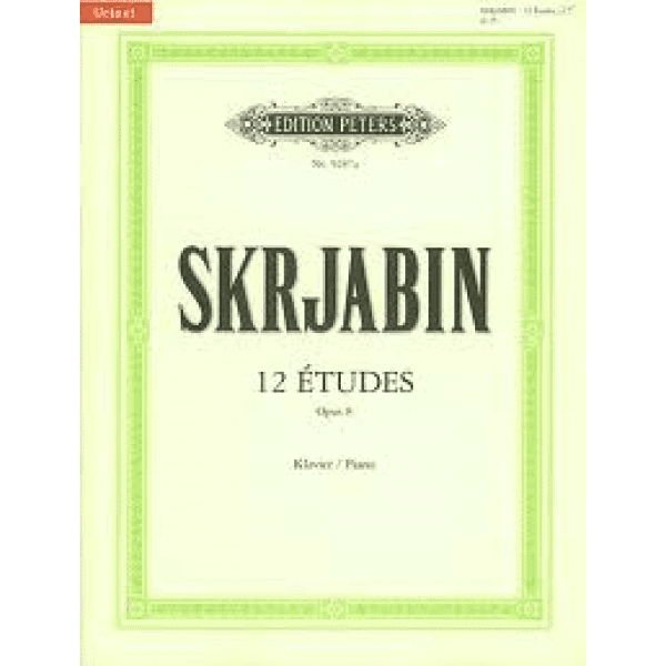 Skrjabin - 12 Etudes Op. 8 for Piano