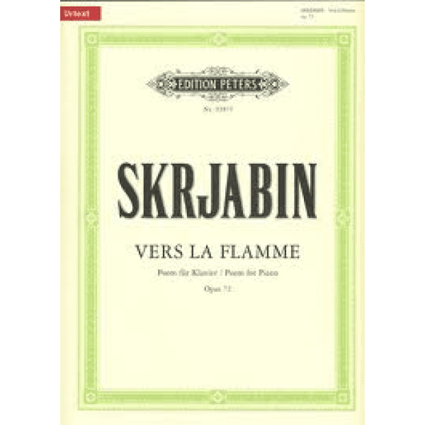 Skrjabin - Vers la flamme, Op. 72 ("Toward the flame") for Piano.