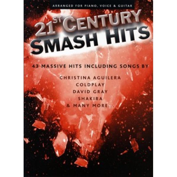 21st Century Smash Hits for Piano, Voice and Guitar (PVG).