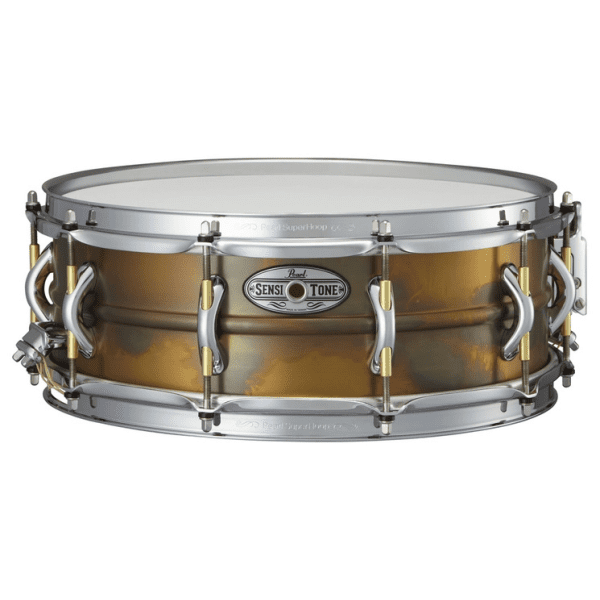 Pearl, Snare Drum, Sensitone Heritage Alloy Brass Shell, 14(35.56cm) x  5(12.70cm) STH1450BR