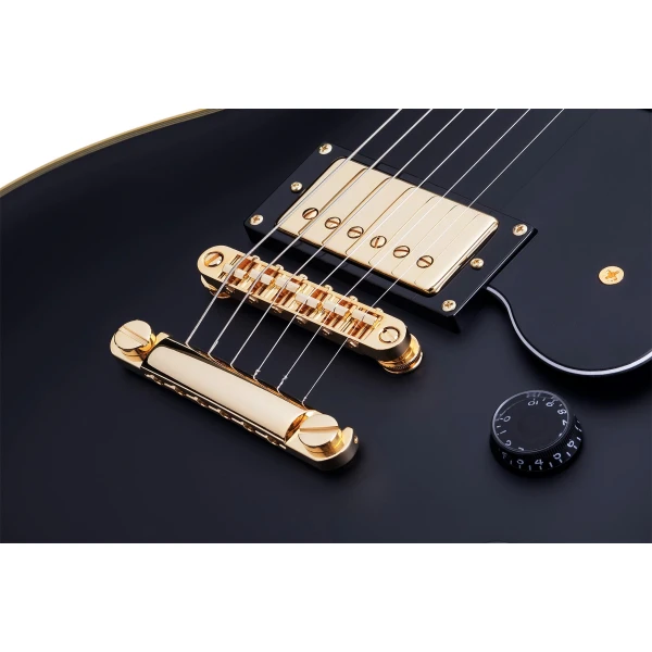 Schecter Solo II Custom - Aged Black Satin - Image 8