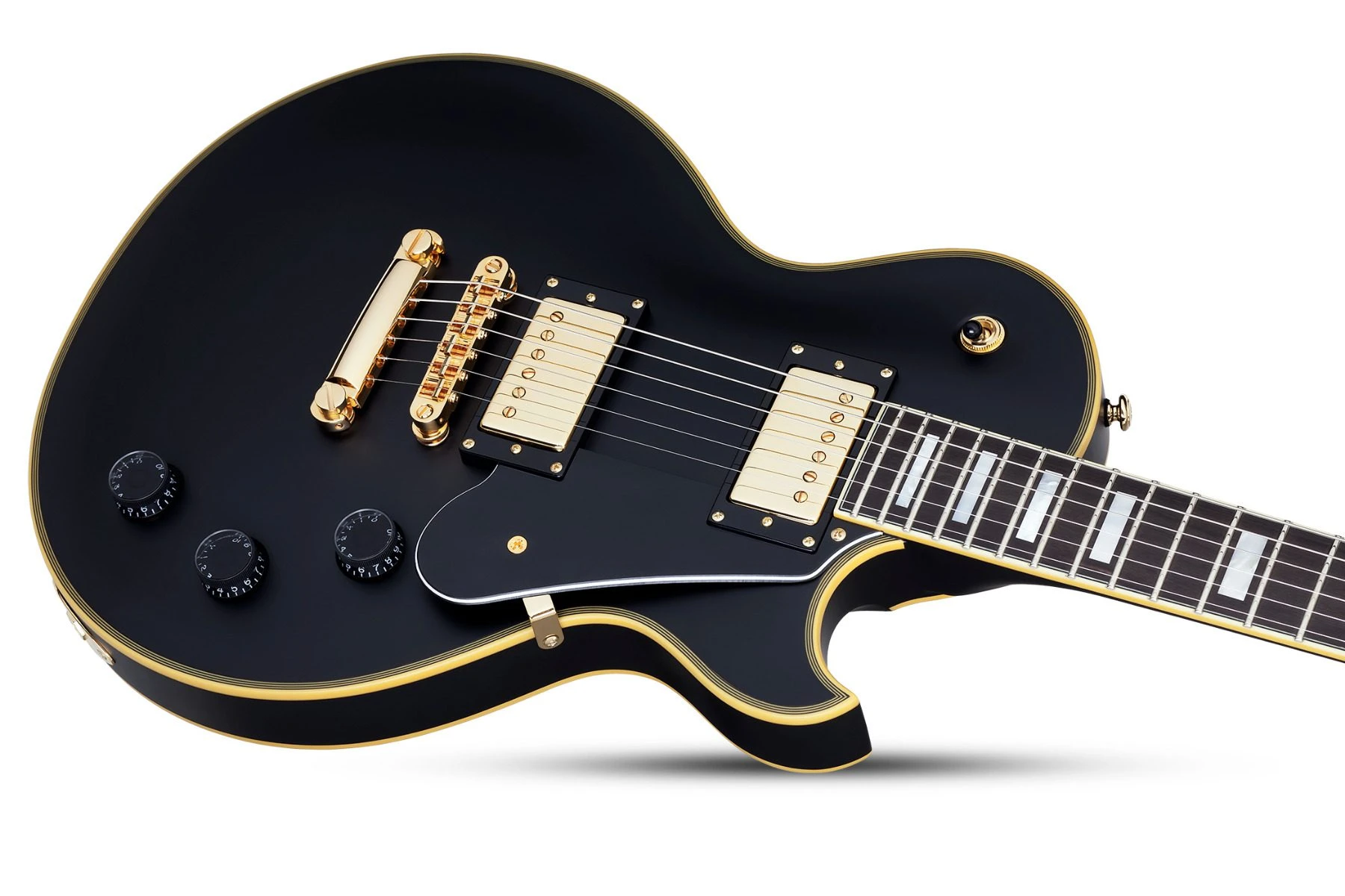 Schecter Solo II Custom - Aged Black Satin - Image 9