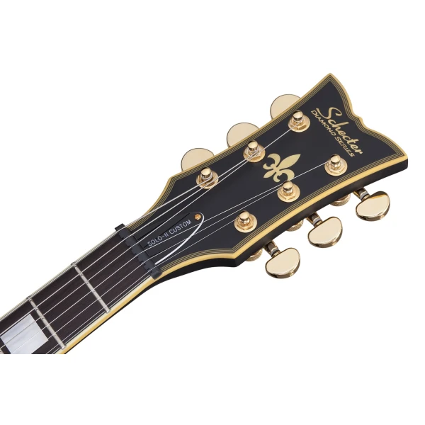 Schecter Solo II Custom - Aged Black Satin - Image 11