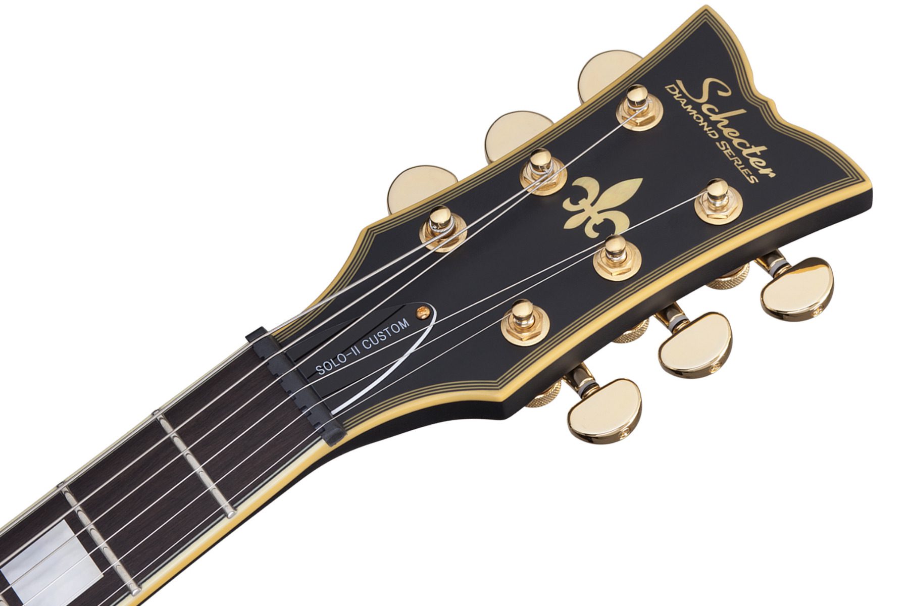 Schecter Solo II Custom - Aged Black Satin - Image 11