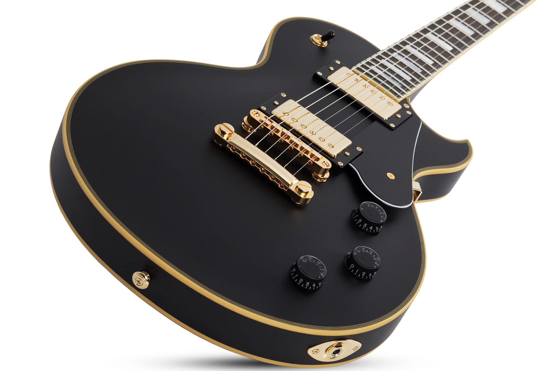 Schecter Solo II Custom - Aged Black Satin - Image 2