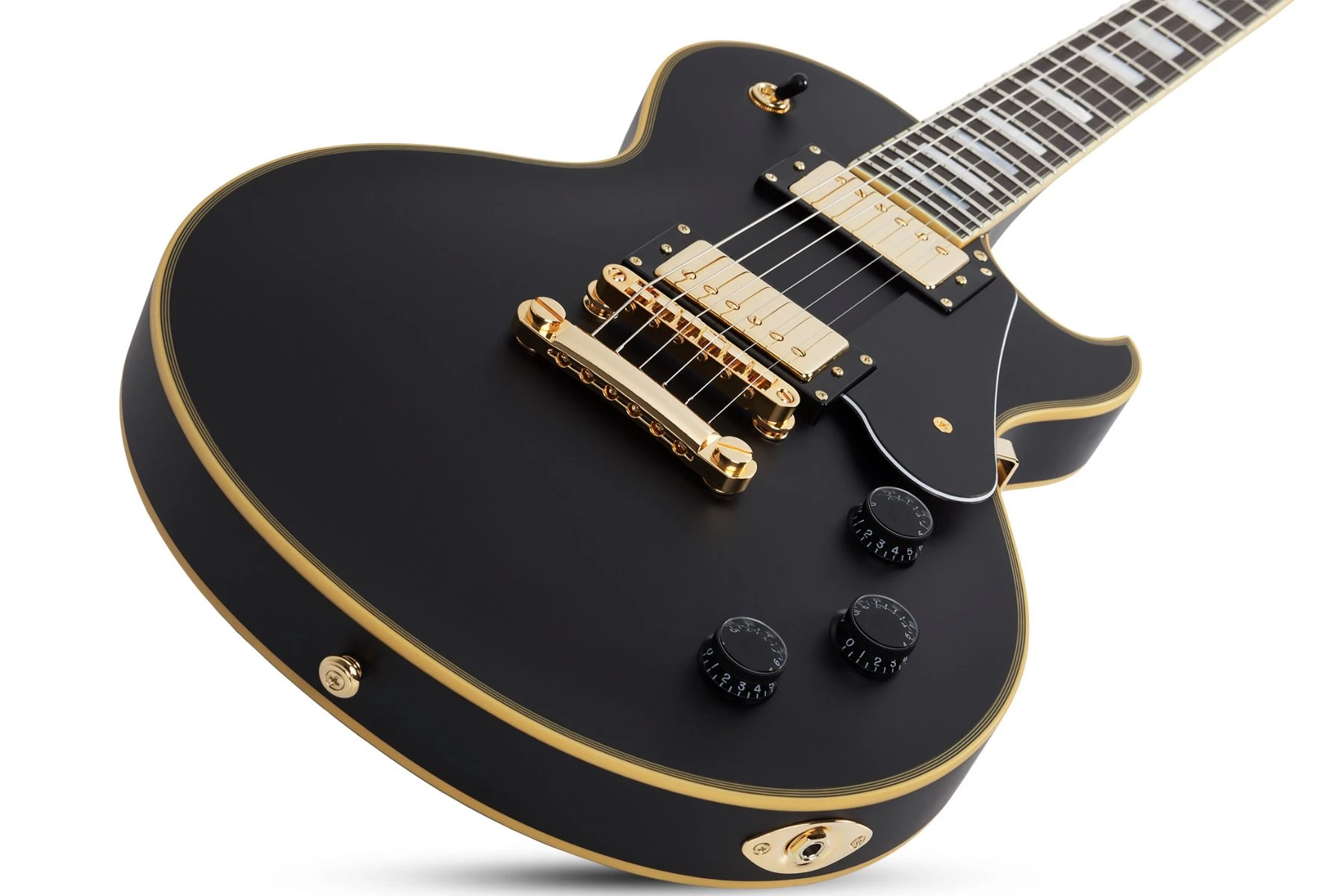 Schecter Solo II Custom - Aged Black Satin - Image 2