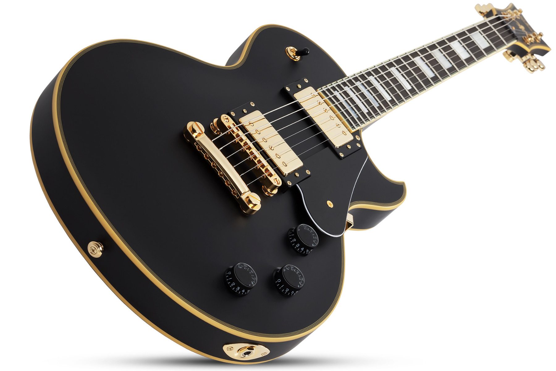 Schecter Solo II Custom - Aged Black Satin - Image 7