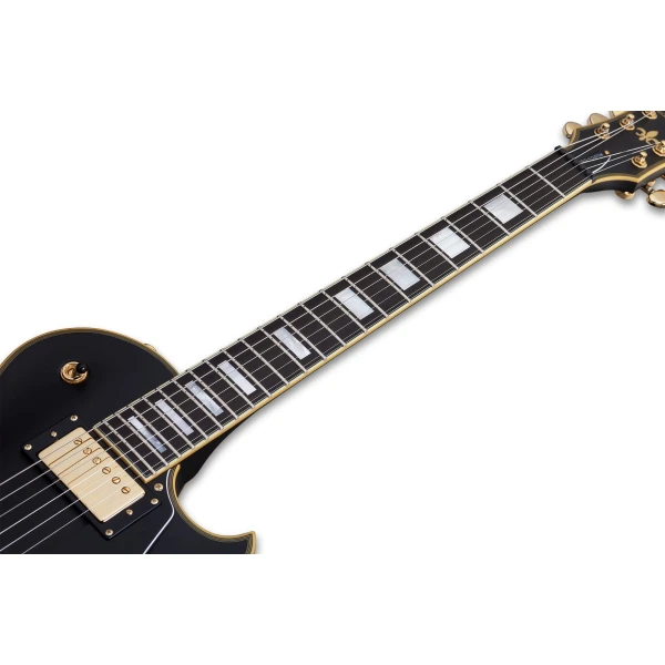 Schecter Solo II Custom - Aged Black Satin - Image 12