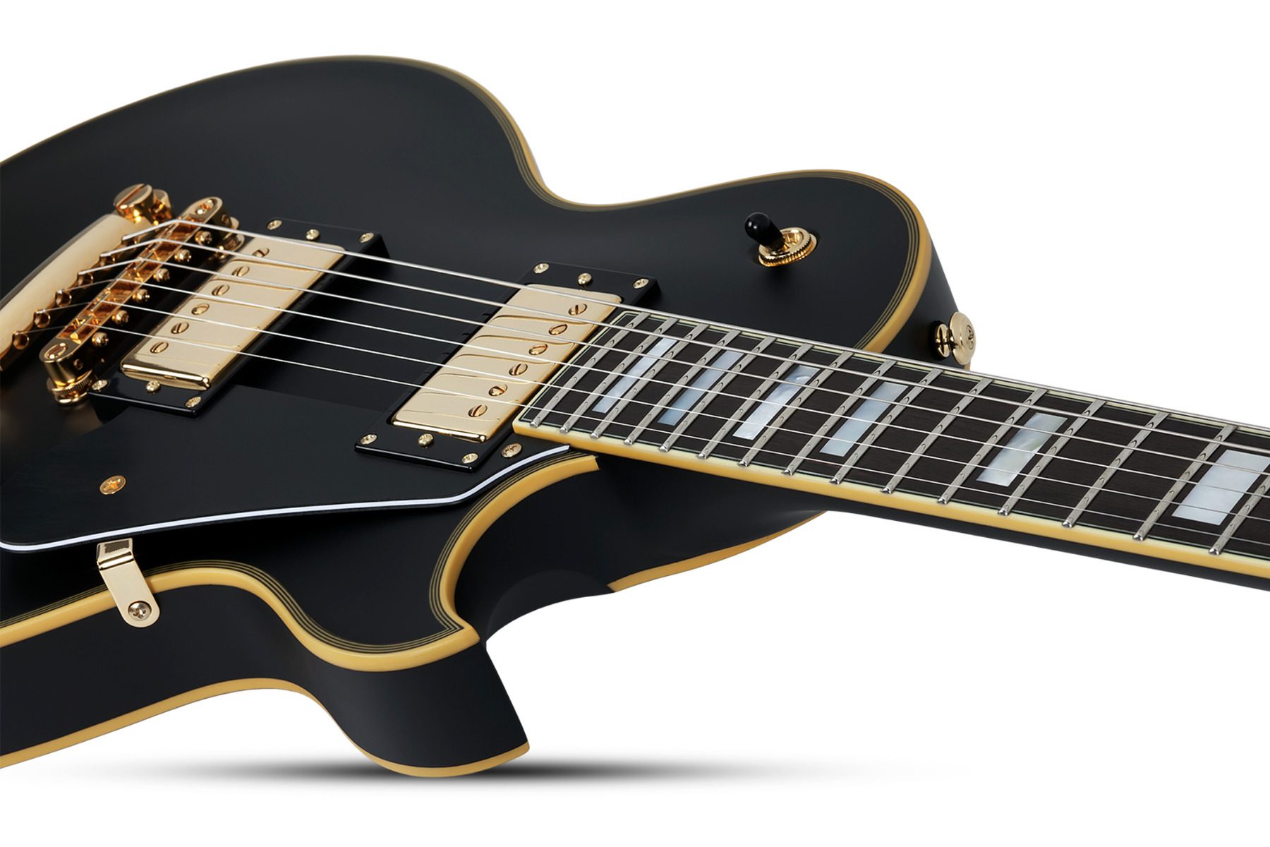 Schecter Solo II Custom - Aged Black Satin - Image 3