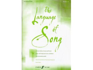 The Language of Song: Intermediate (CD Included) - Low Voice