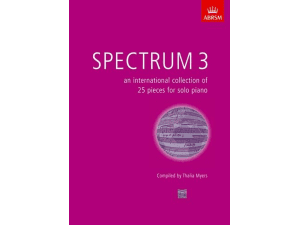 Spectrum 3 - An International Collection of 25 Pieces for Solo Piano.