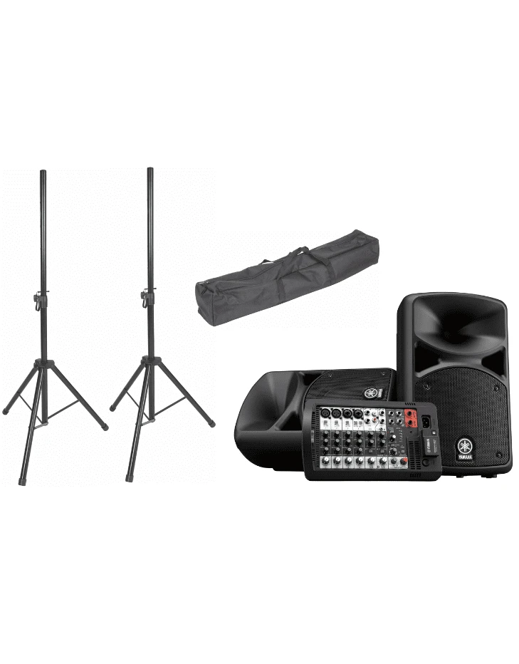 Yamaha StagePAS 400BT w/Speaker Stands