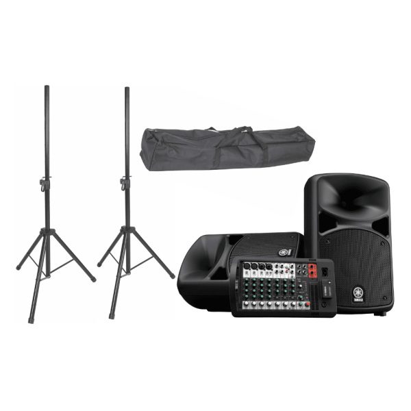 Yamaha StagePAS 600BT w/Speaker Stands