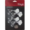 Stagg KA475CR Bass Machinehead Set - Chrome - 4 String - Image 3
