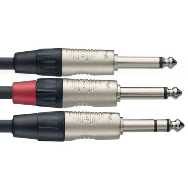 Stagg Pro 3M Stereo Y-Cable Jack/Jack (M/M) Stereo/Mono - Image 2