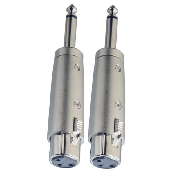 Stagg 2 x Male Mono Jack/Female XLR Adaptor