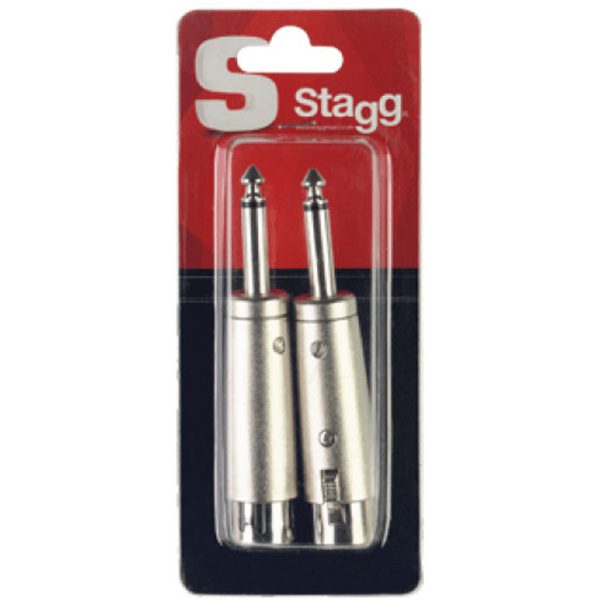 Stagg 2 x Male Mono Jack/Female XLR Adaptor - Image 2