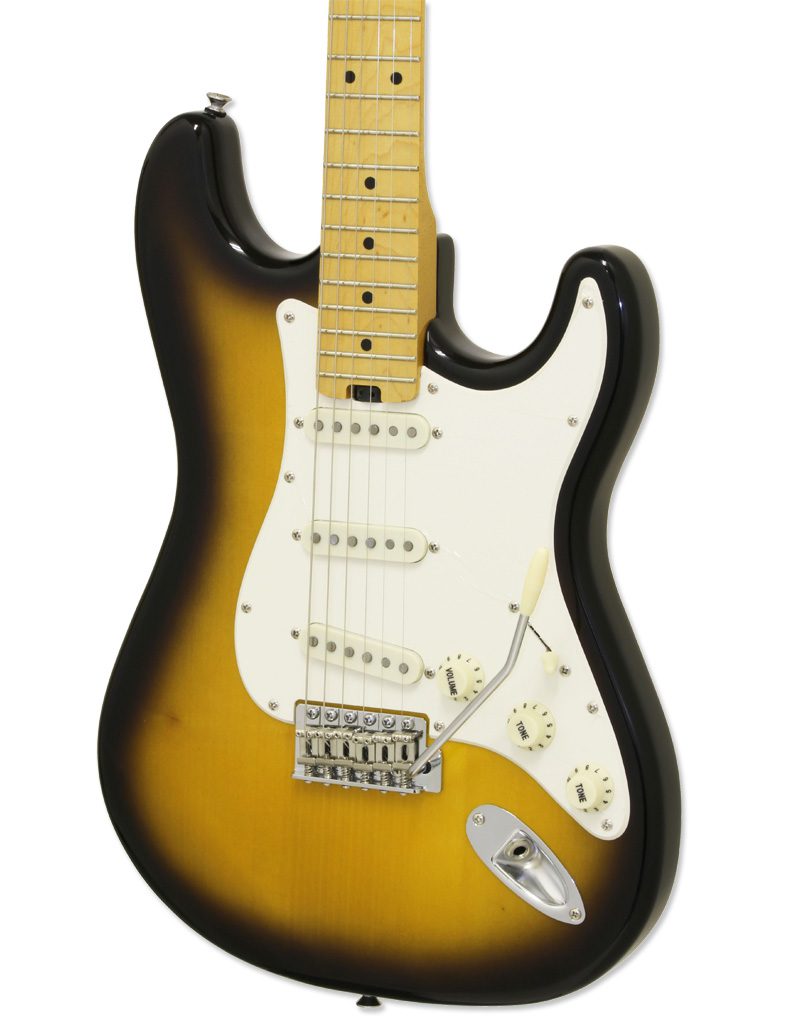 Aria STG 57 - 2 Tone Sunburst - Image 2
