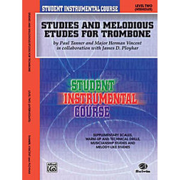 Student Instrumental Course: Studies and Melodious Etudes for Trombone Level 2 - Paul Tanner