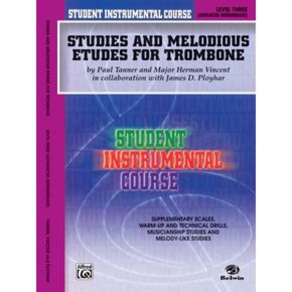 Student Instrumental Course: Studies and Melodious Etudes for Trombone Level 3 - Paul Tanner