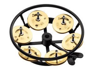 Meinl THH1BBK Hi-Hat Tambourine w/Brass Jingles