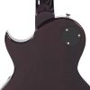 Vintage V100NB ReIssued Electric Guitar ~ Unbound Tobacco Sunburst - Image 4