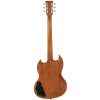 VINTAGE VS6 ReIssued Electric Guitar ~ Natural Mahogany - Image 8