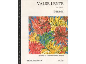 Delibes - Valse Lente from 'Coppélia' for piano.