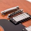 VINTAGE VS6 ReIssued Electric Guitar ~ Natural Mahogany - Image 5