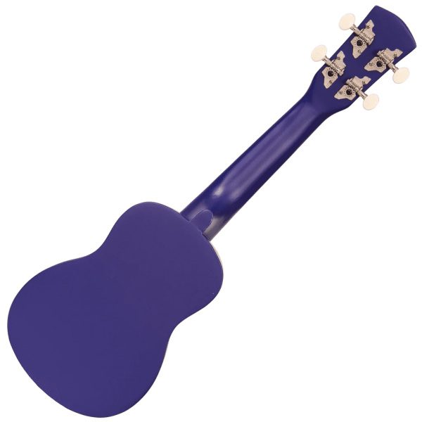 LAKA Rainbow Series Soprano Ukulele & Carry Bag - Indigo - Image 2