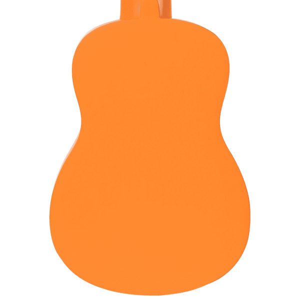 LAKA Rainbow Series Soprano Ukulele & Carry Bag - Orange - Image 6