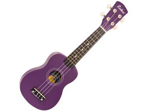 Laka Rainbow Series Soprano Ukulele & Carry Bag - Violet