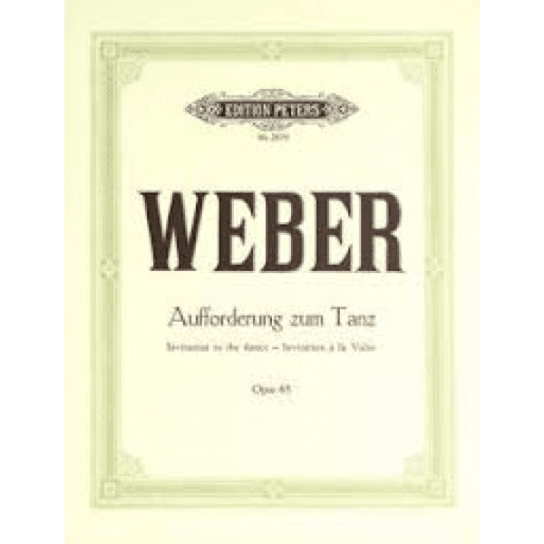 Weber - Invitation to Dance Op. 65 for Piano.