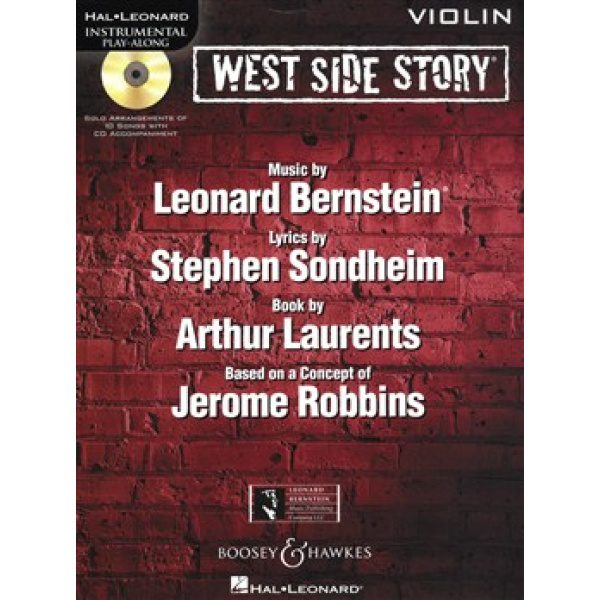 Instrumental Play-Along: West Side Story (CD Included) - Violin