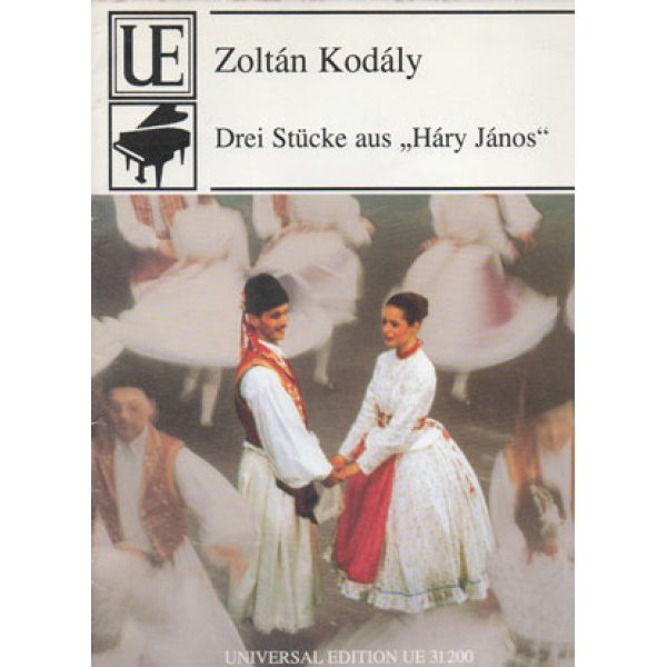 Zoltán Kodály - Drei Stucke aus / Three Pieces from "Hary Janos" for Piano.