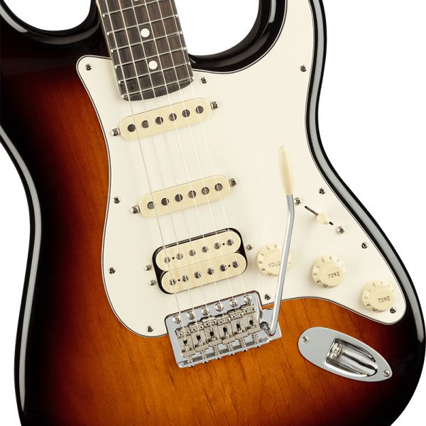 Fender American Performer Stratocaster HSS - RW - 3 Colour Sunburst - Image 4
