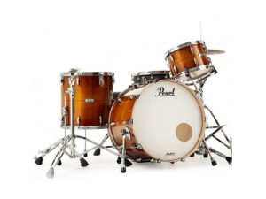 Pearl Masters Maple Complete 3pc Shell Pack MCT923XSP/C840 - Almond Red Stripe