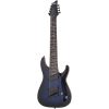 Schecter Omen Elite 8 Multiscale - See-Thru Blue Burst