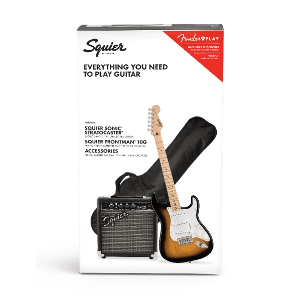 Fender Squier Sonic Stratocaster Pack - 2-Colour Sunburst - Image 2