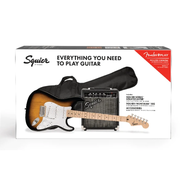Fender Squier Sonic Stratocaster Pack - 2-Colour Sunburst - Image 3