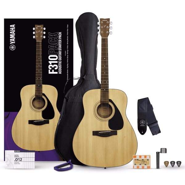 Yamaha F310 Acoustic Guitar Pack-Natural