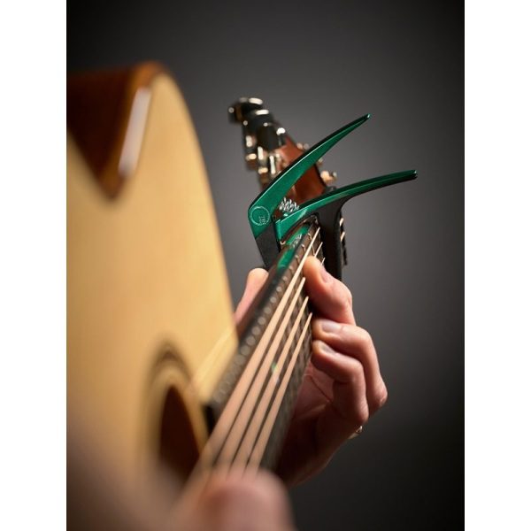 G7th Nashville Capo Acoustic/Electric Guitar - Green - Image 5