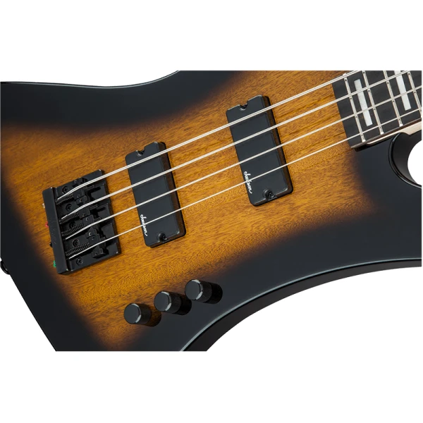 Jackson JS Series Kelly Bird Bass JS2 - Tobacco Sunburst - Image 7
