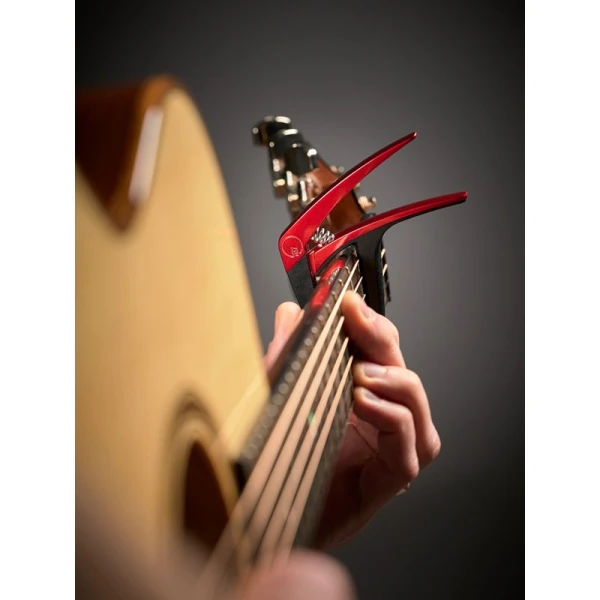 G7th Nashville Capo Acoustic/Electric Guitar - Red - Image 3
