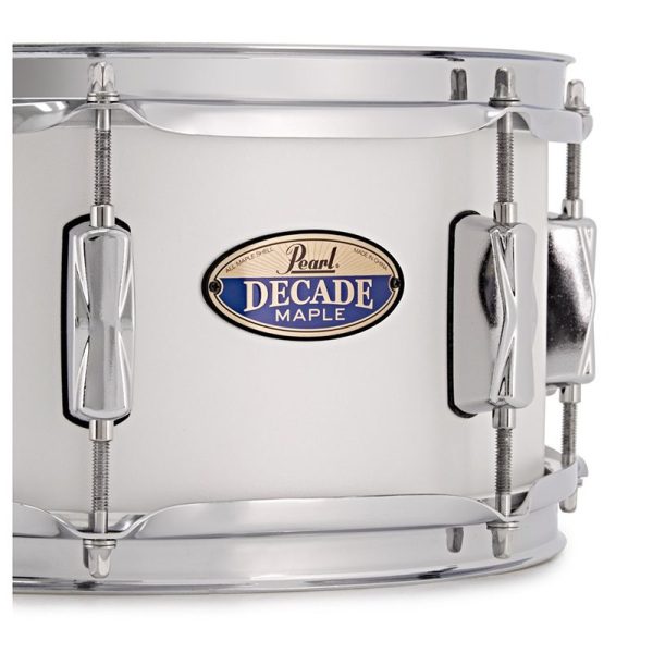 Pearl Decade Maple 14 x 5.5 Snare Drum - White Satin - Image 4